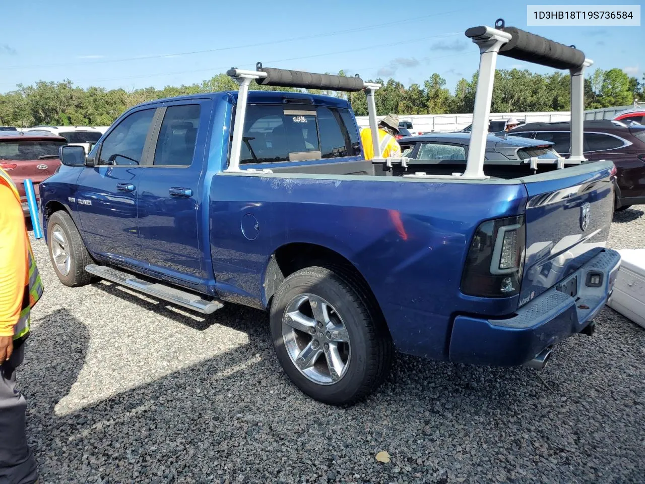 2009 Dodge Ram 1500 VIN: 1D3HB18T19S736584 Lot: 73853374