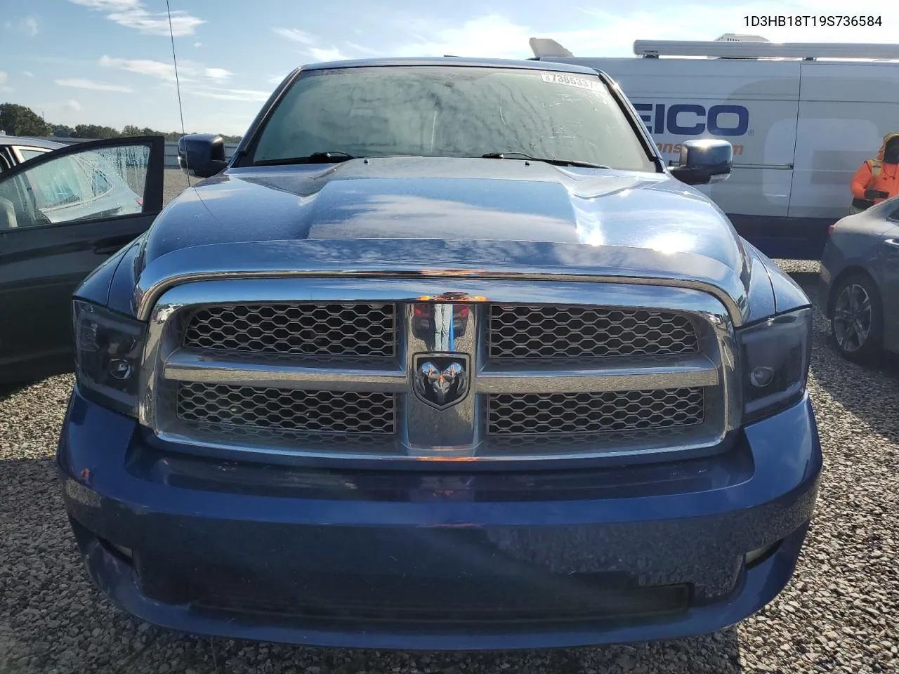 2009 Dodge Ram 1500 VIN: 1D3HB18T19S736584 Lot: 73853374