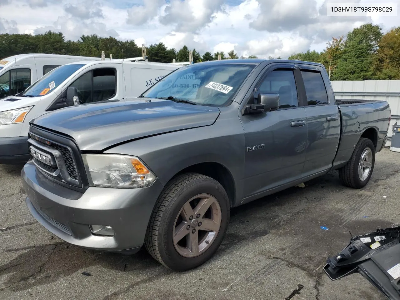 2009 Dodge Ram 1500 VIN: 1D3HV18T99S798029 Lot: 74337894