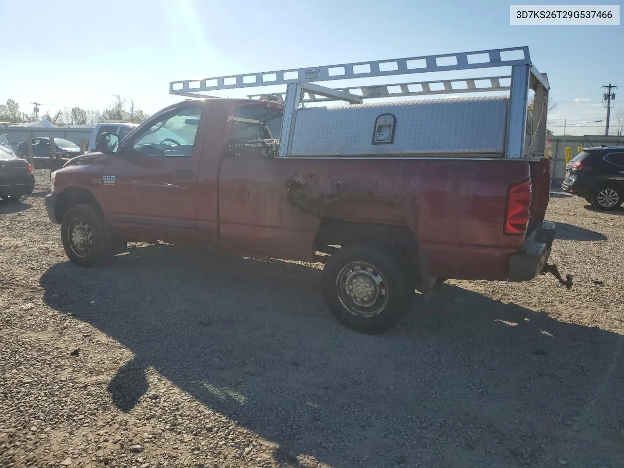 2009 Dodge Ram 2500 VIN: 3D7KS26T29G537466 Lot: 74461734