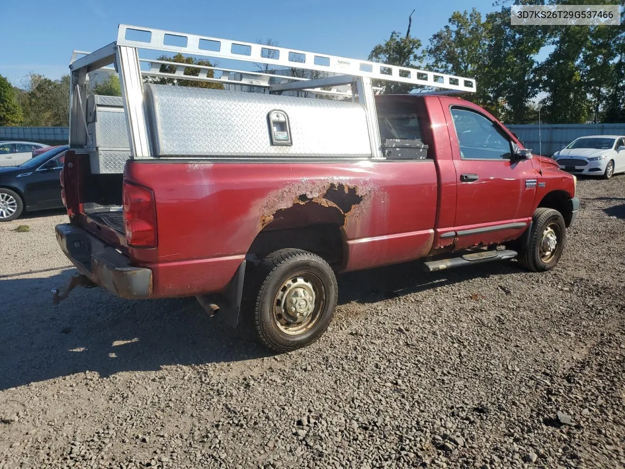 2009 Dodge Ram 2500 VIN: 3D7KS26T29G537466 Lot: 74461734