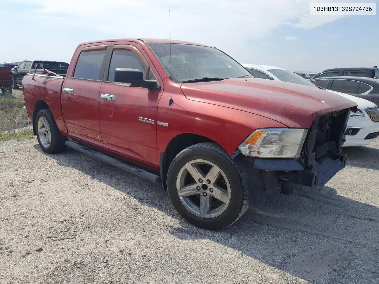 2009 Dodge Ram 1500 VIN: 1D3HB13T39S794736 Lot: 74580344