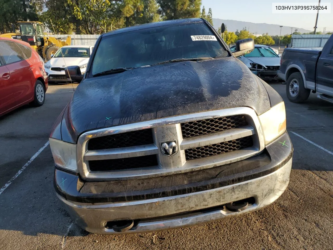 2009 Dodge Ram 1500 VIN: 1D3HV13P39S758264 Lot: 74829004