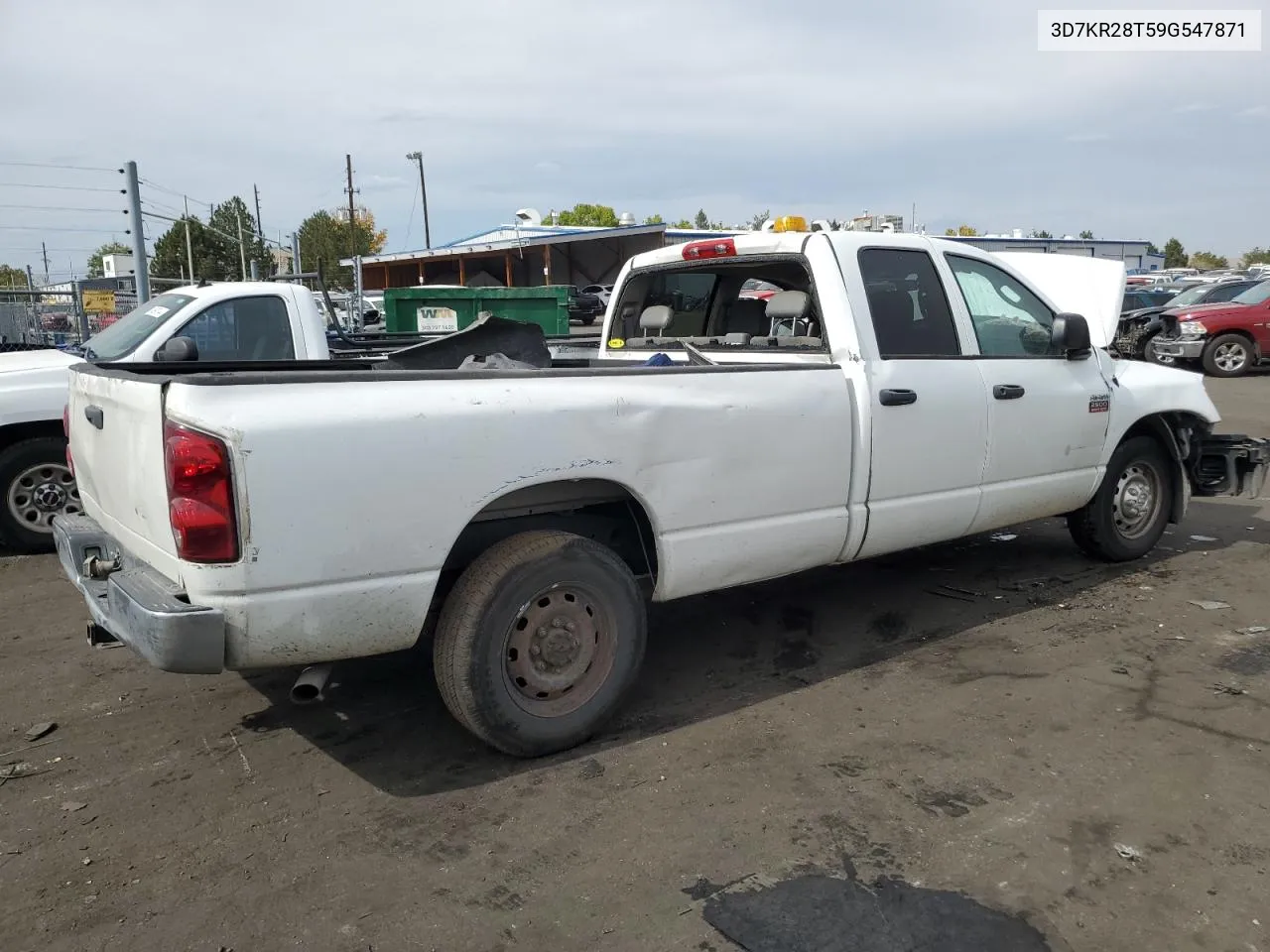 2009 Dodge Ram 2500 VIN: 3D7KR28T59G547871 Lot: 75683534