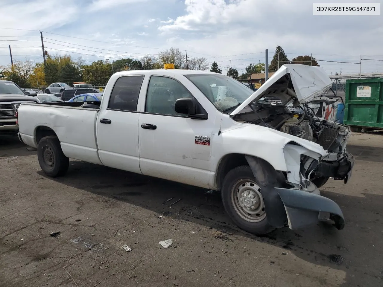 2009 Dodge Ram 2500 VIN: 3D7KR28T59G547871 Lot: 75683534