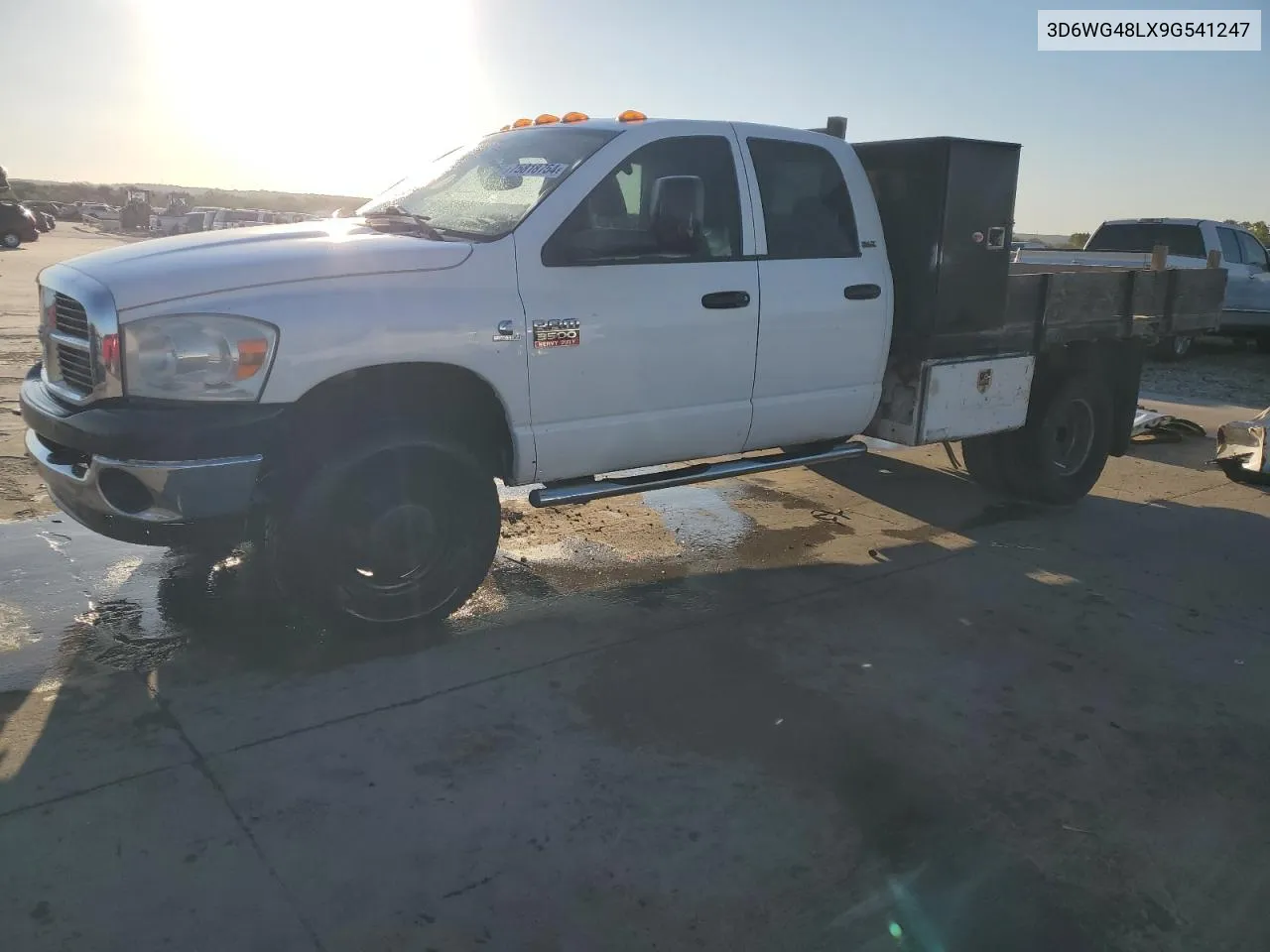 2009 Dodge Ram 3500 VIN: 3D6WG48LX9G541247 Lot: 75818754