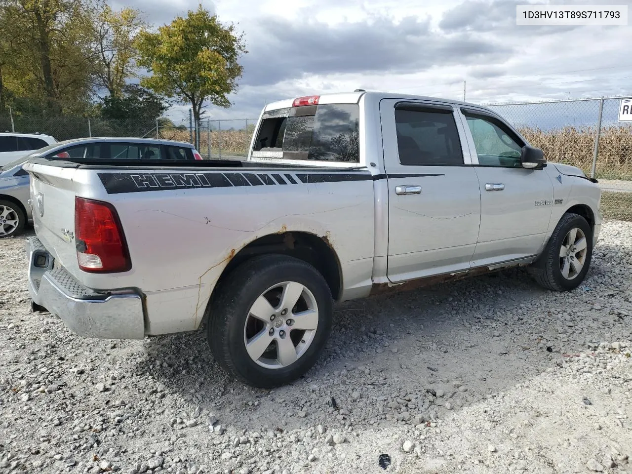 2009 Dodge Ram 1500 VIN: 1D3HV13T89S711793 Lot: 76283384