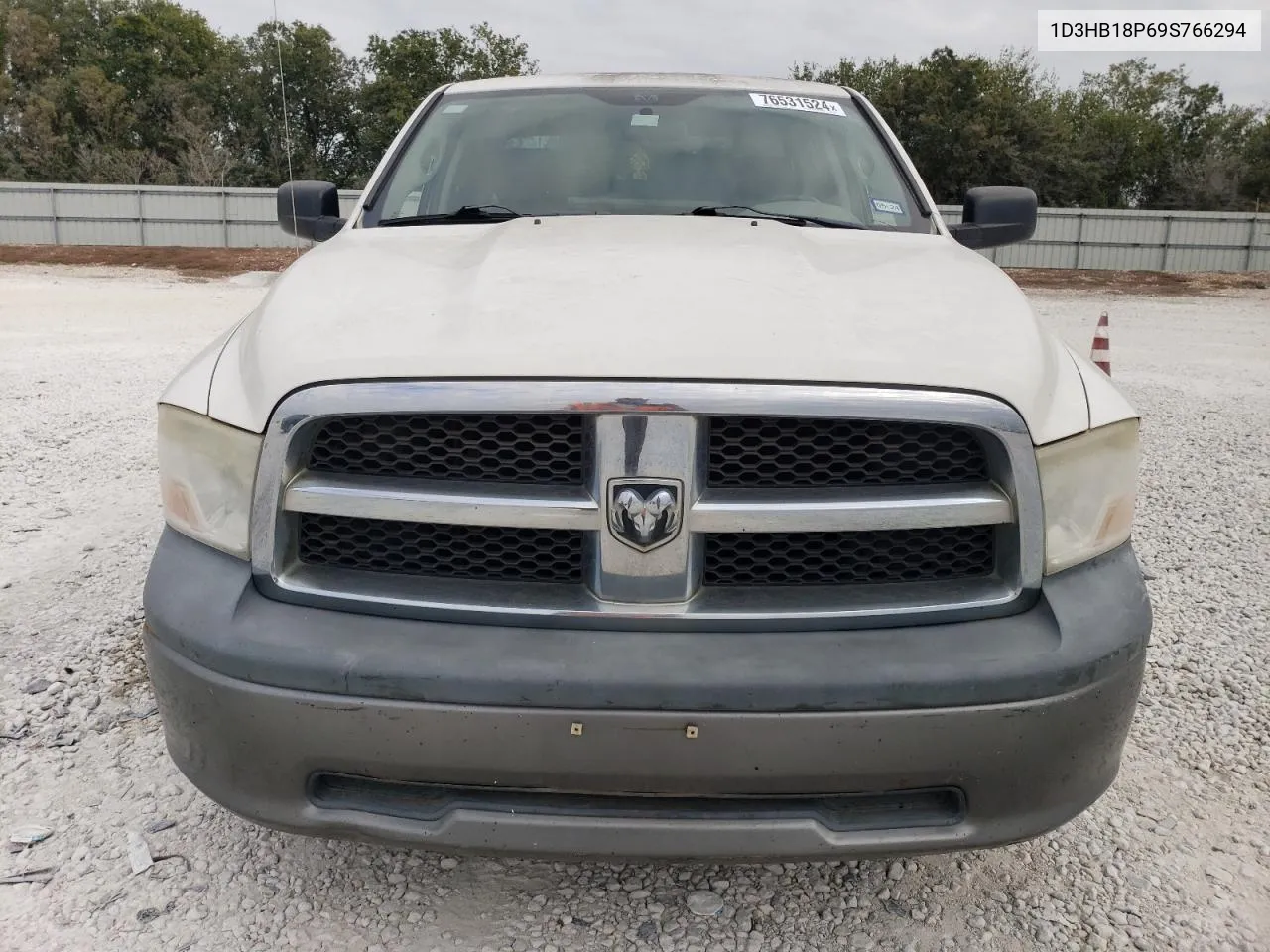 2009 Dodge Ram 1500 VIN: 1D3HB18P69S766294 Lot: 76531524