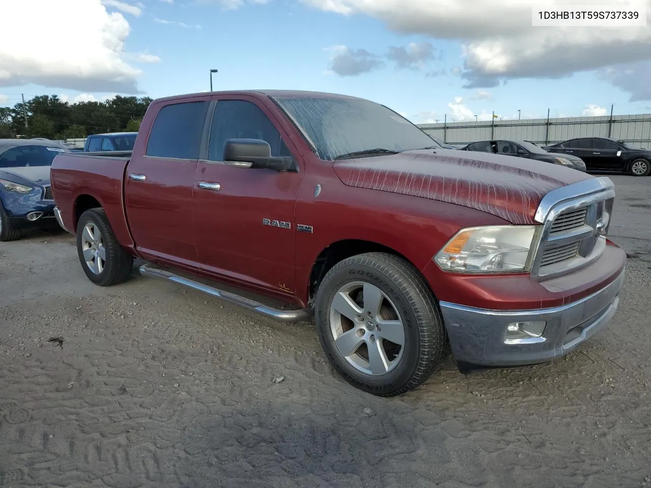 2009 Dodge Ram 1500 VIN: 1D3HB13T59S737339 Lot: 76843964