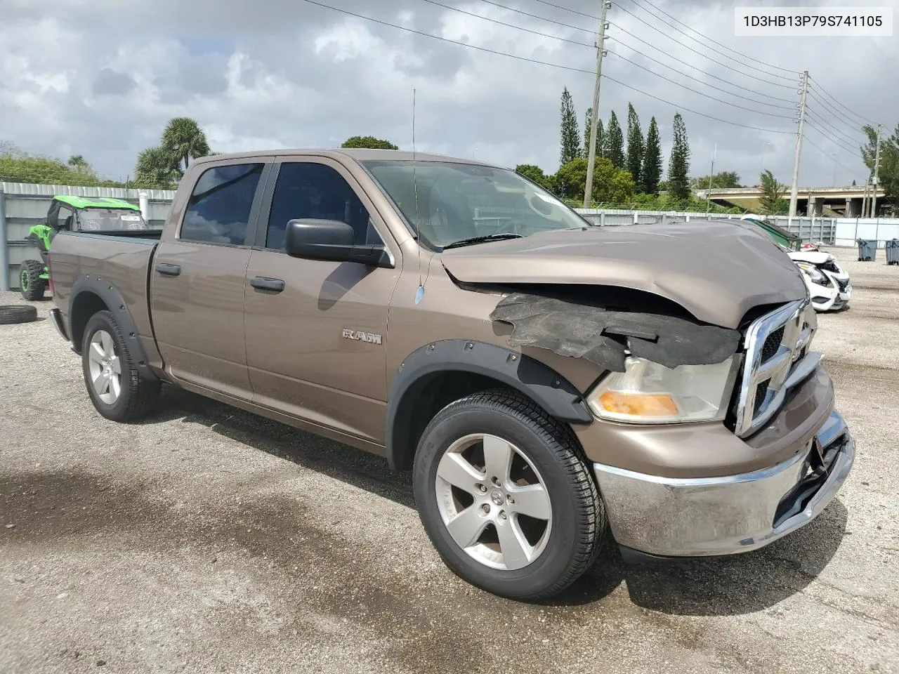 2009 Dodge Ram 1500 VIN: 1D3HB13P79S741105 Lot: 77383134