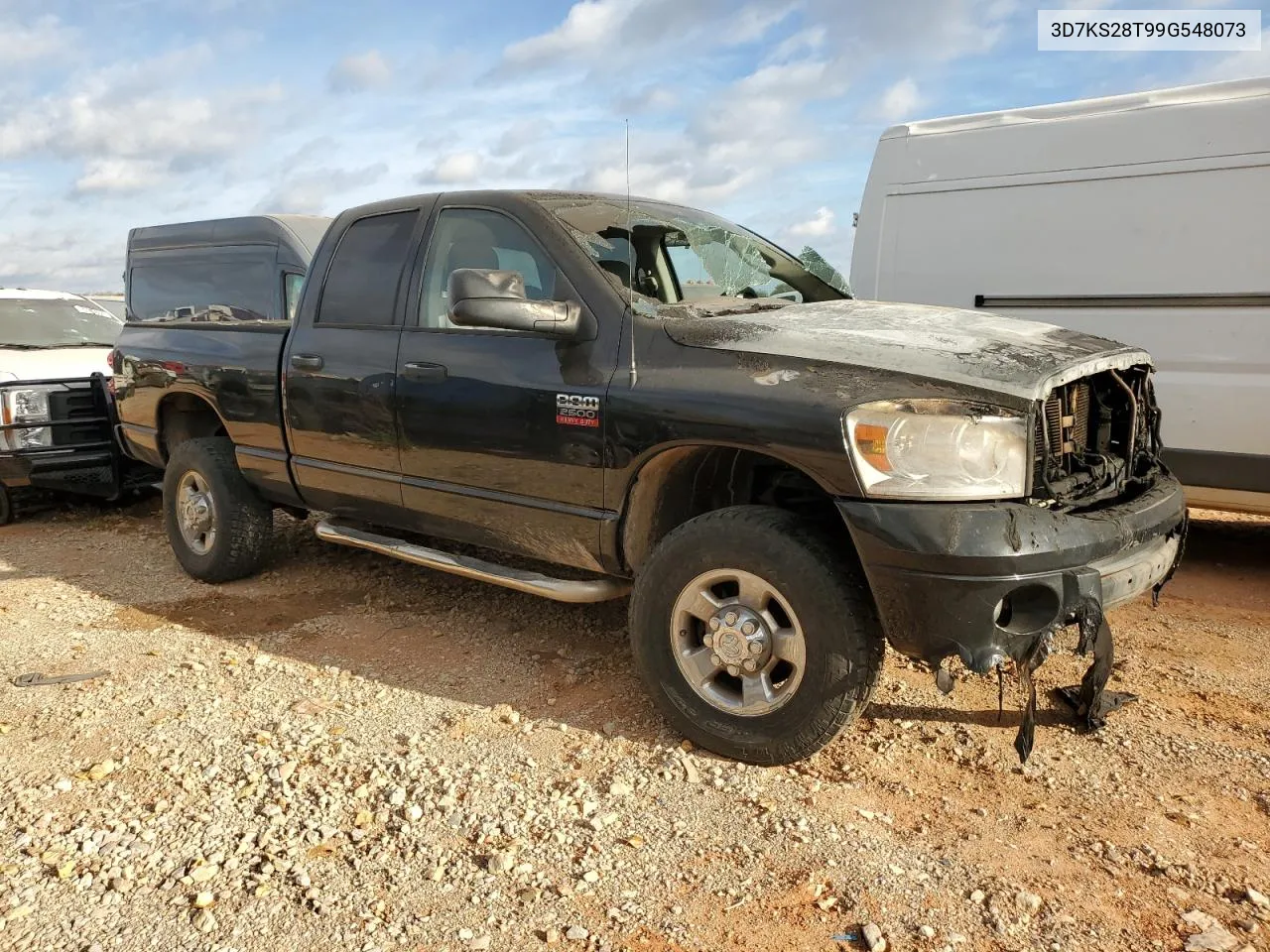 2009 Dodge Ram 2500 VIN: 3D7KS28T99G548073 Lot: 78031934