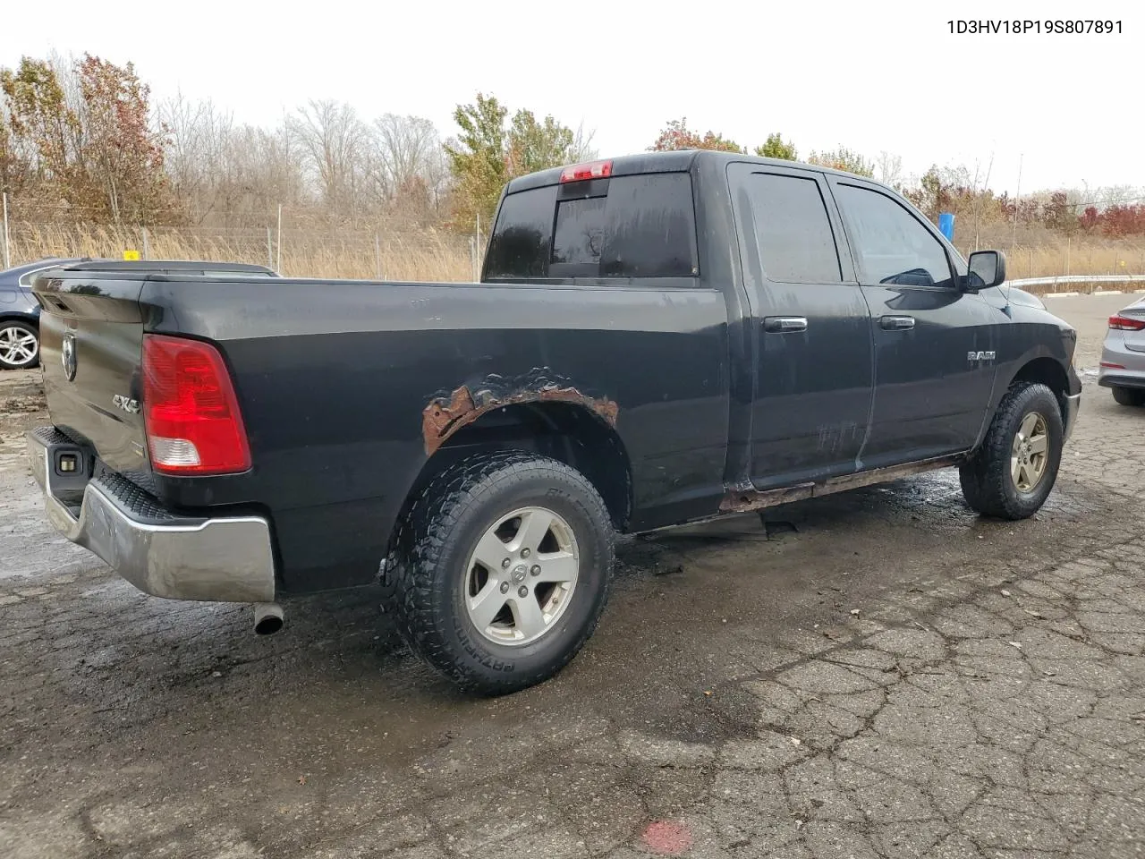 2009 Dodge Ram 1500 VIN: 1D3HV18P19S807891 Lot: 78228034