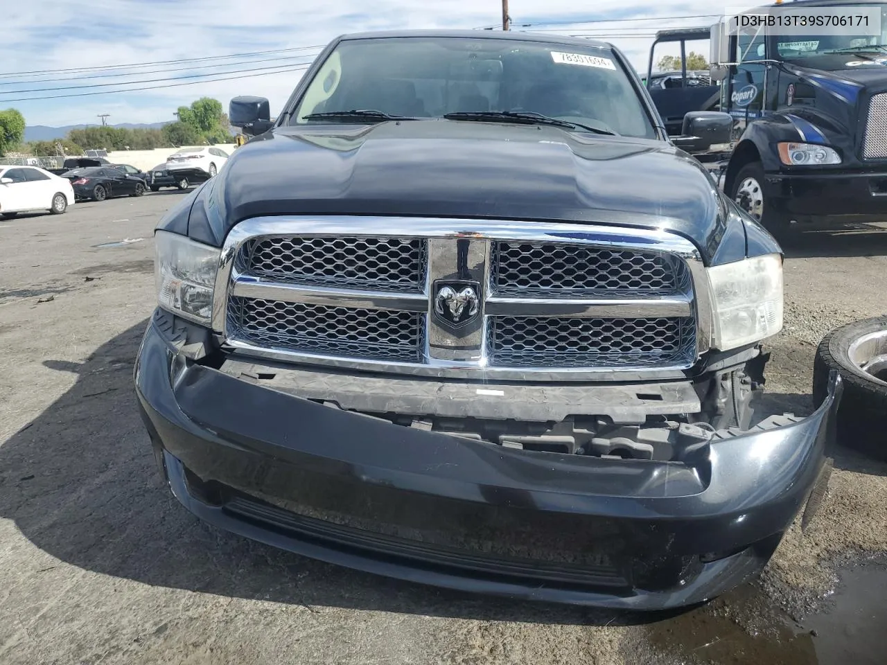 2009 Dodge Ram 1500 VIN: 1D3HB13T39S706171 Lot: 78301694