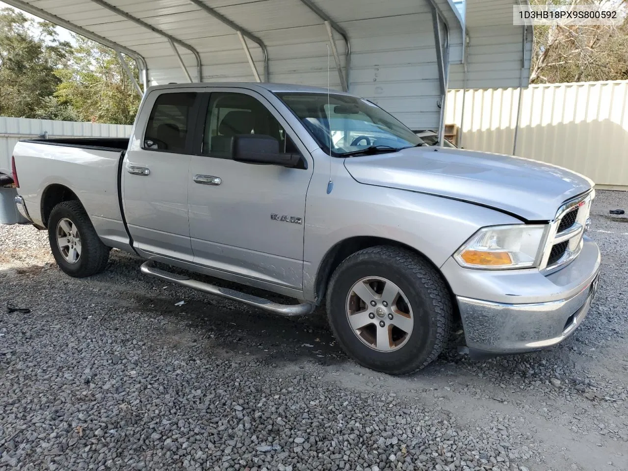 2009 Dodge Ram 1500 VIN: 1D3HB18PX9S800592 Lot: 78406174