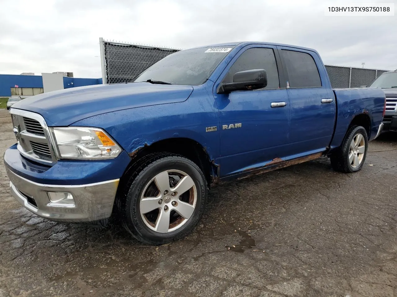 2009 Dodge Ram 1500 VIN: 1D3HV13TX9S750188 Lot: 78432374