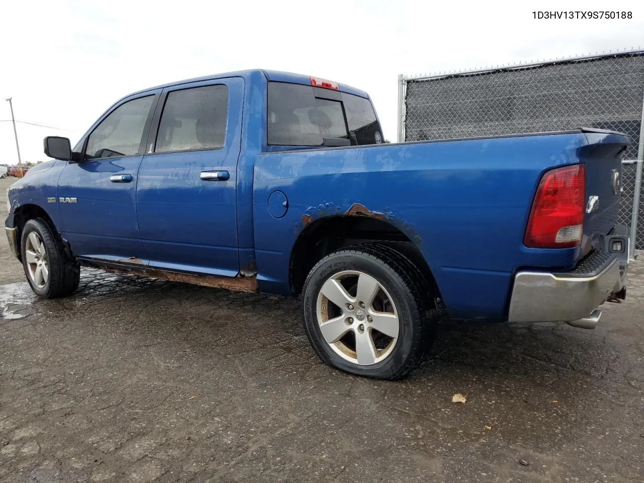 2009 Dodge Ram 1500 VIN: 1D3HV13TX9S750188 Lot: 78432374