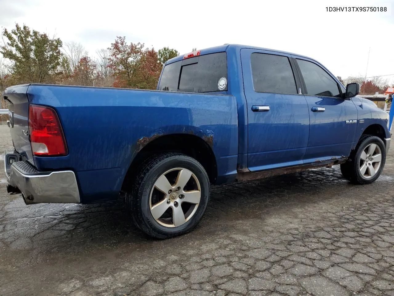 2009 Dodge Ram 1500 VIN: 1D3HV13TX9S750188 Lot: 78432374