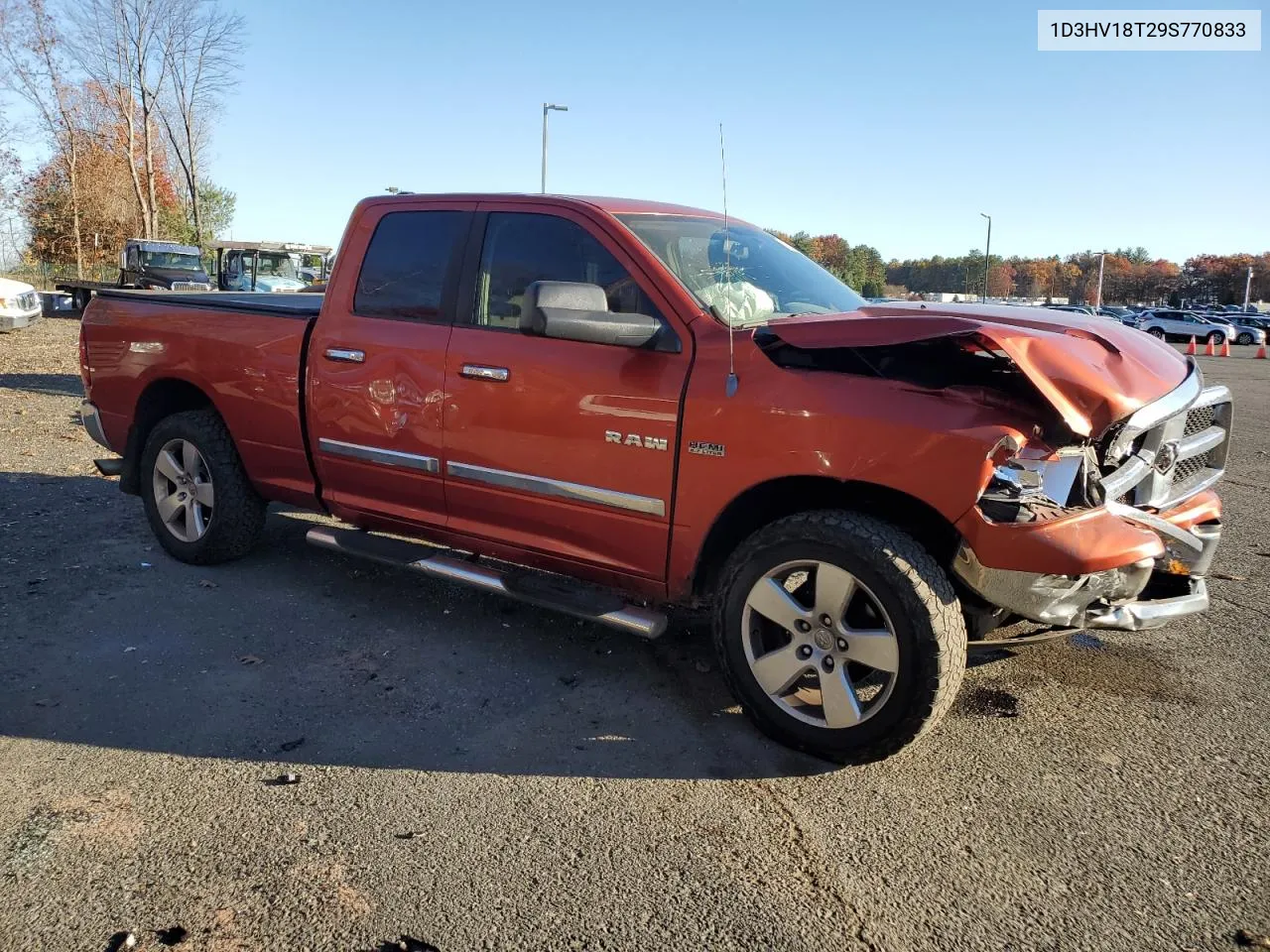 2009 Dodge Ram 1500 VIN: 1D3HV18T29S770833 Lot: 78805374