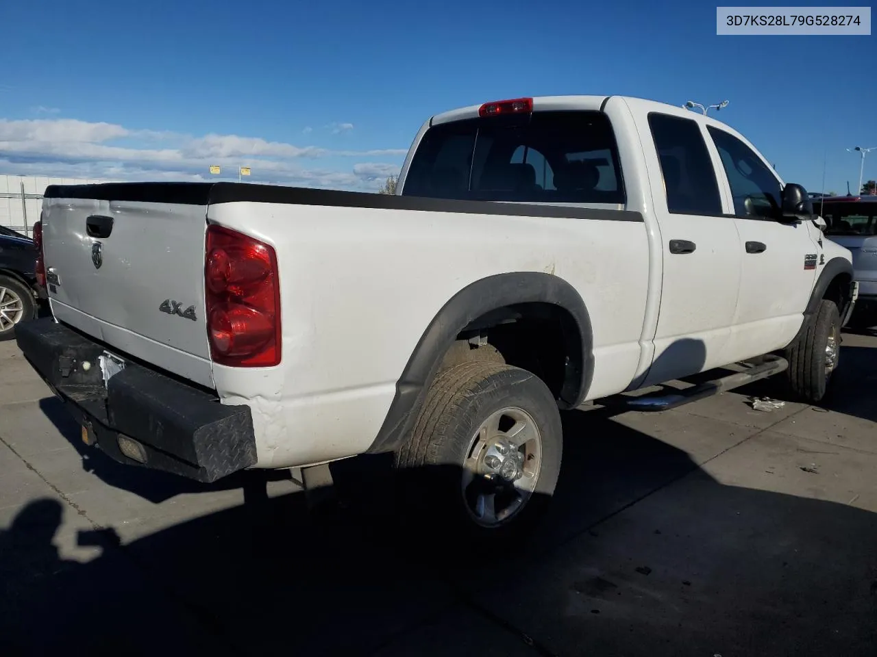 2009 Dodge Ram 2500 VIN: 3D7KS28L79G528274 Lot: 79062384