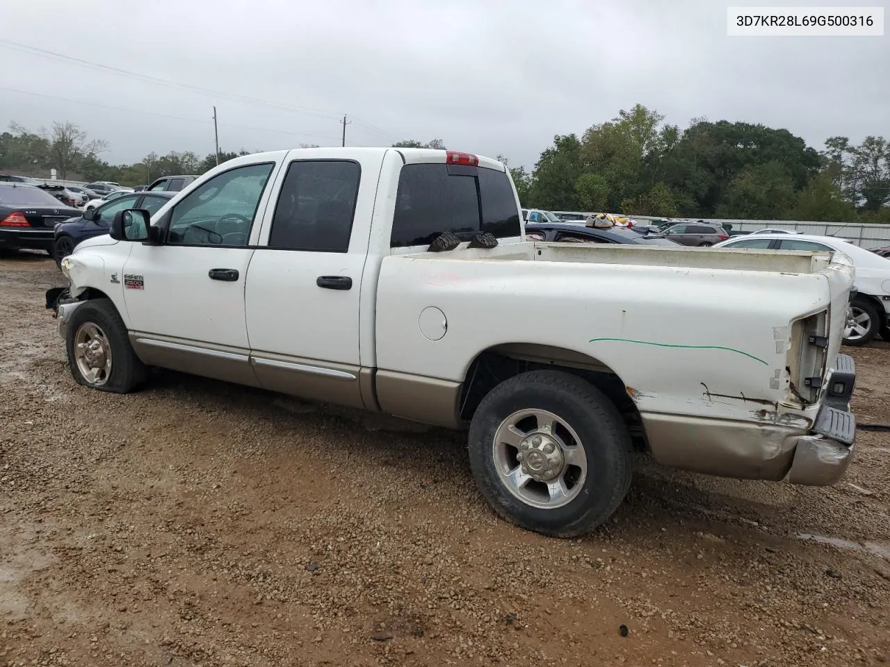 2009 Dodge Ram 2500 VIN: 3D7KR28L69G500316 Lot: 79474034