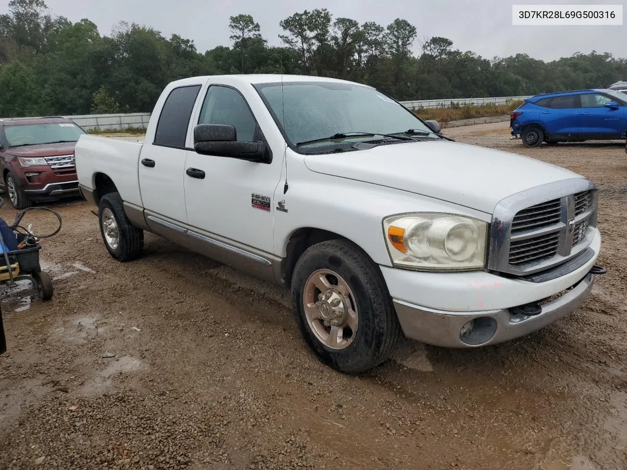 2009 Dodge Ram 2500 VIN: 3D7KR28L69G500316 Lot: 79474034