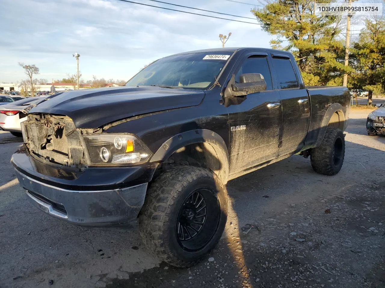 2009 Dodge Ram 1500 VIN: 1D3HV18P99S815754 Lot: 79636474