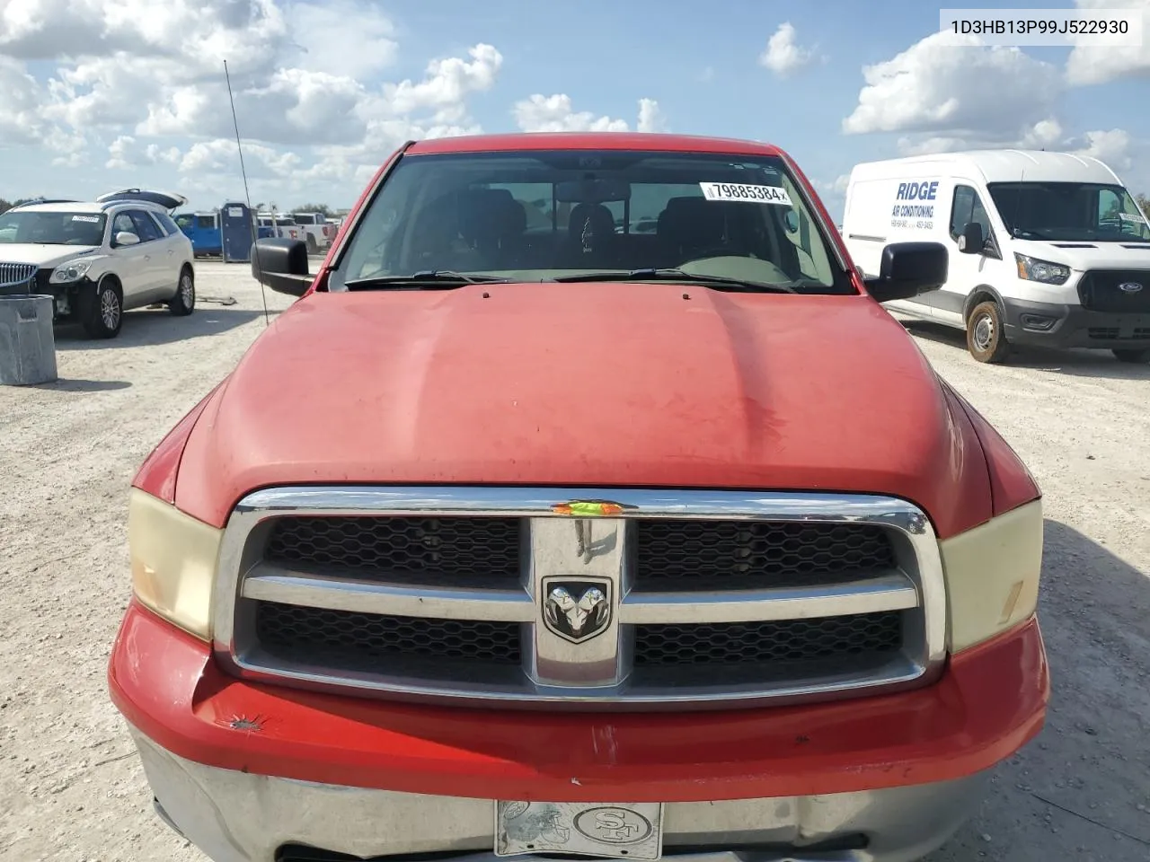 2009 Dodge Ram 1500 VIN: 1D3HB13P99J522930 Lot: 79885384