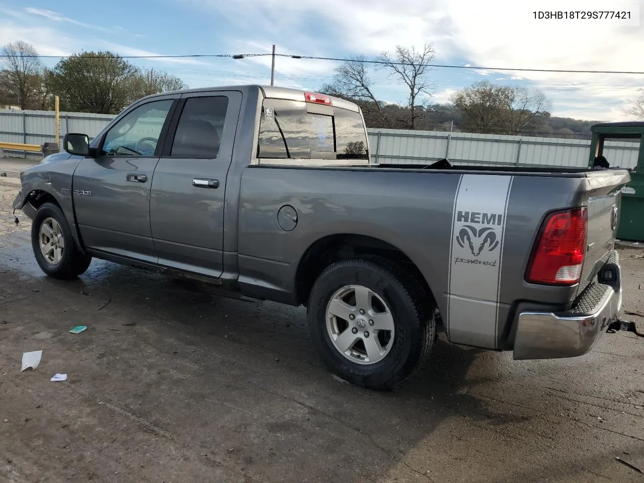 2009 Dodge Ram 1500 VIN: 1D3HB18T29S777421 Lot: 79957354