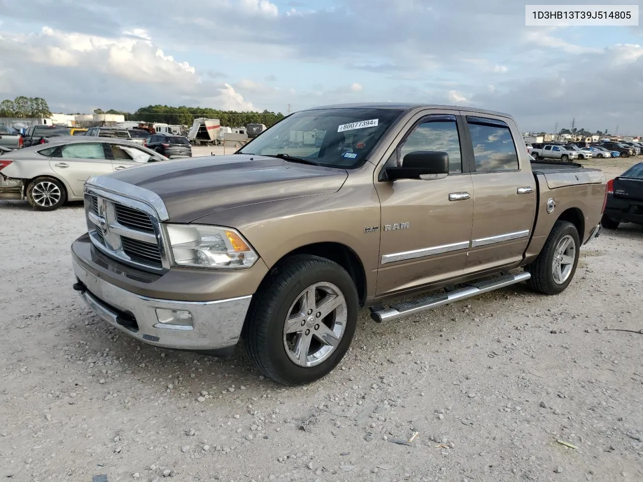 2009 Dodge Ram 1500 VIN: 1D3HB13T39J514805 Lot: 80077394