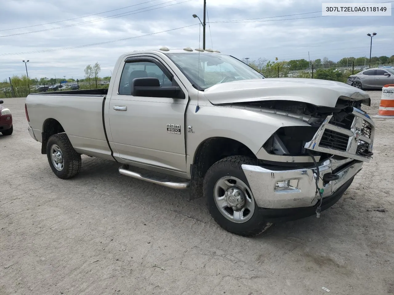 2010 Dodge Ram 2500 VIN: 3D7LT2EL0AG118149 Lot: 52174624