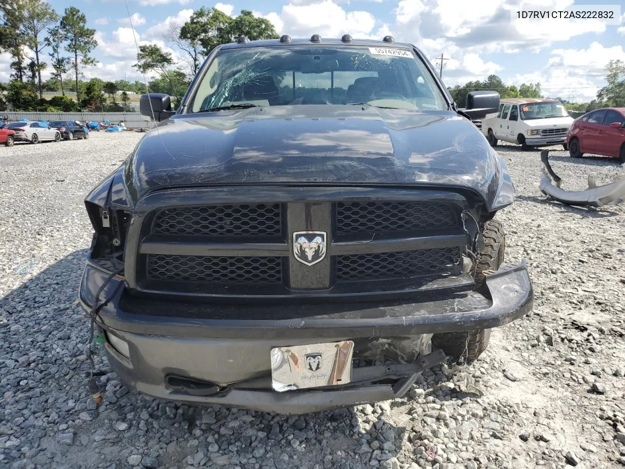 2010 Dodge Ram 1500 VIN: 1D7RV1CT2AS222832 Lot: 55742954