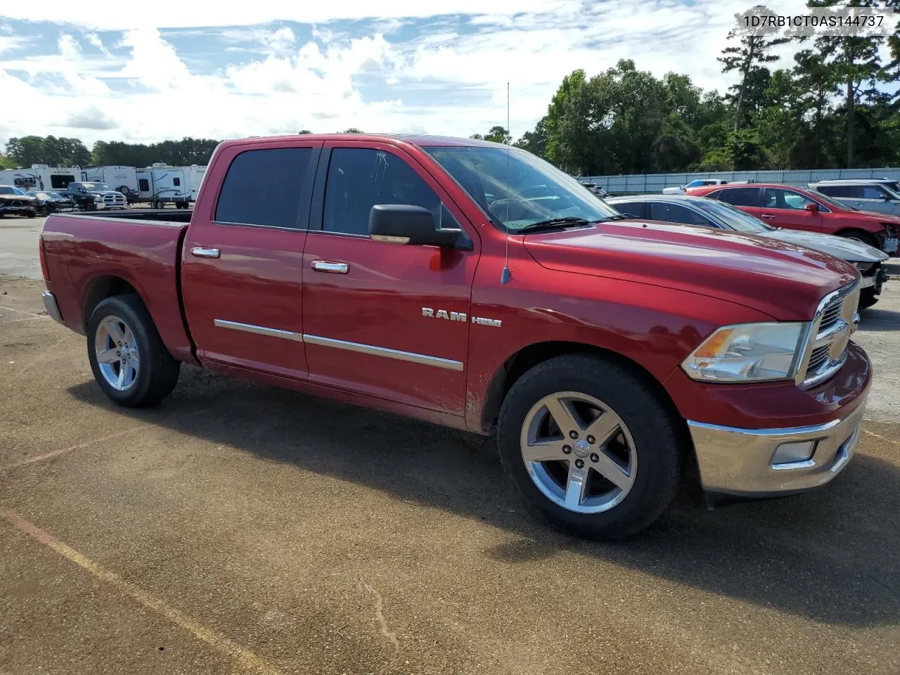 2010 Dodge Ram 1500 VIN: 1D7RB1CT0AS144737 Lot: 59286474