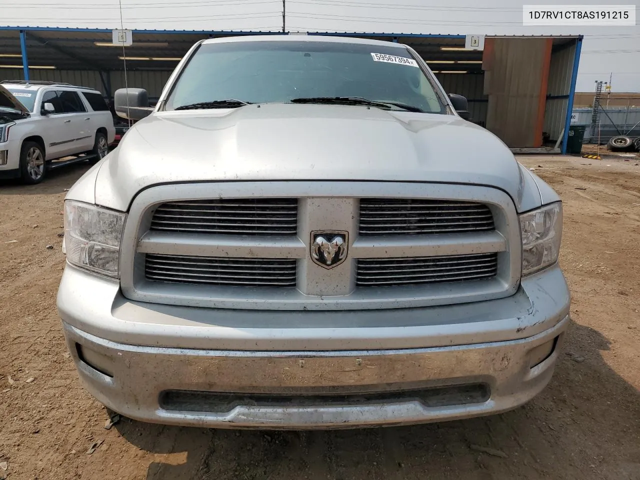 2010 Dodge Ram 1500 VIN: 1D7RV1CT8AS191215 Lot: 59567394