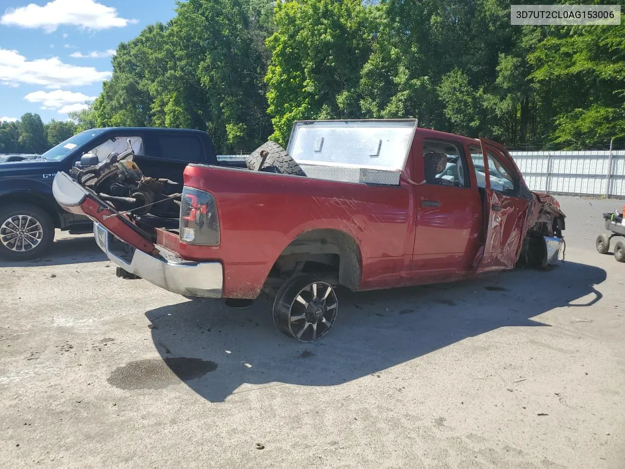 2010 Dodge Ram 2500 VIN: 3D7UT2CL0AG153006 Lot: 60902164