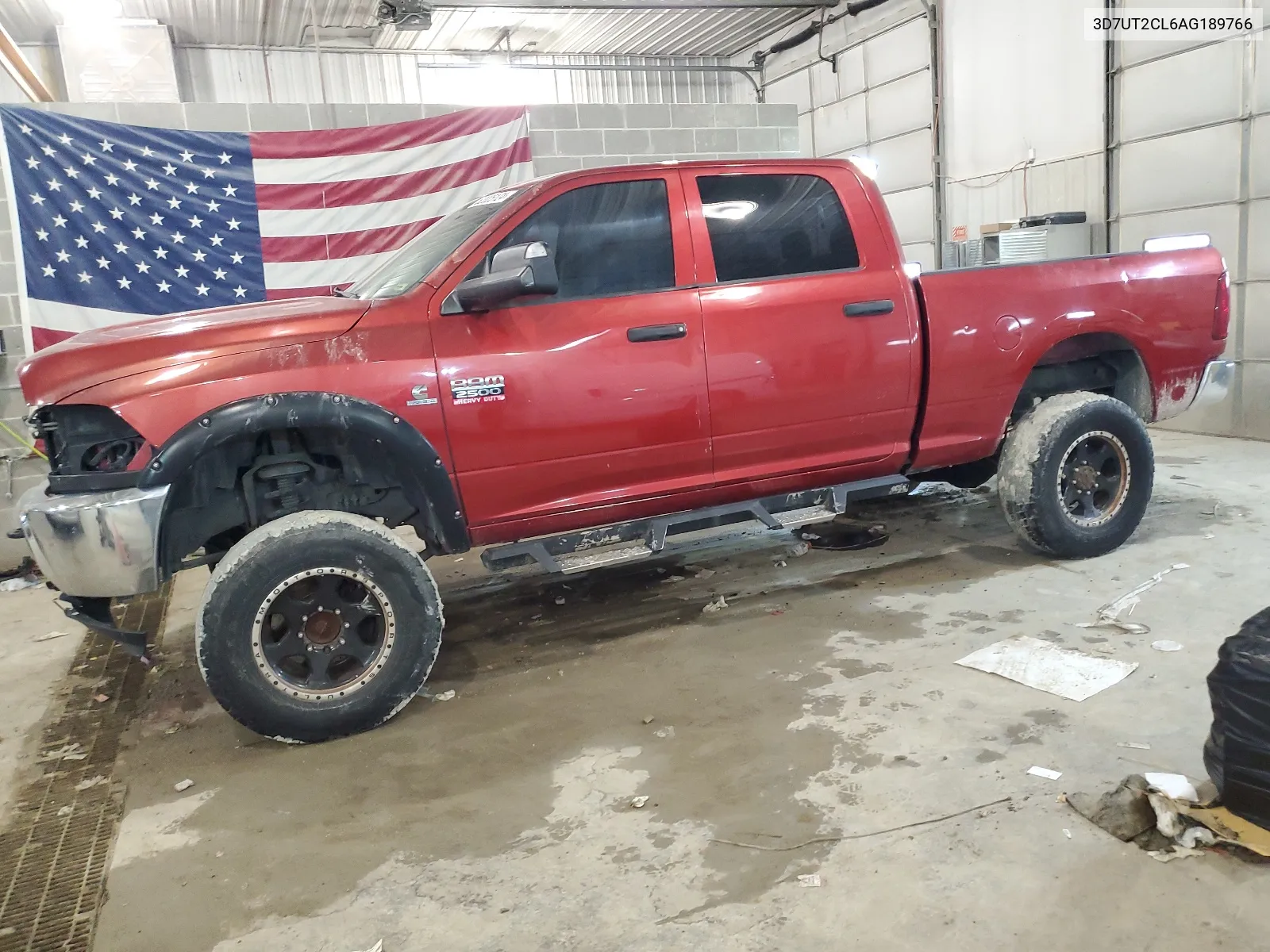 2010 Dodge Ram 2500 VIN: 3D7UT2CL6AG189766 Lot: 62025124