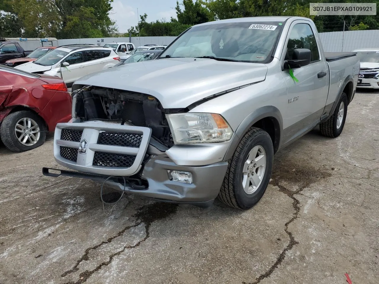 2010 Dodge Ram 1500 VIN: 3D7JB1EPXAG109921 Lot: 63062274