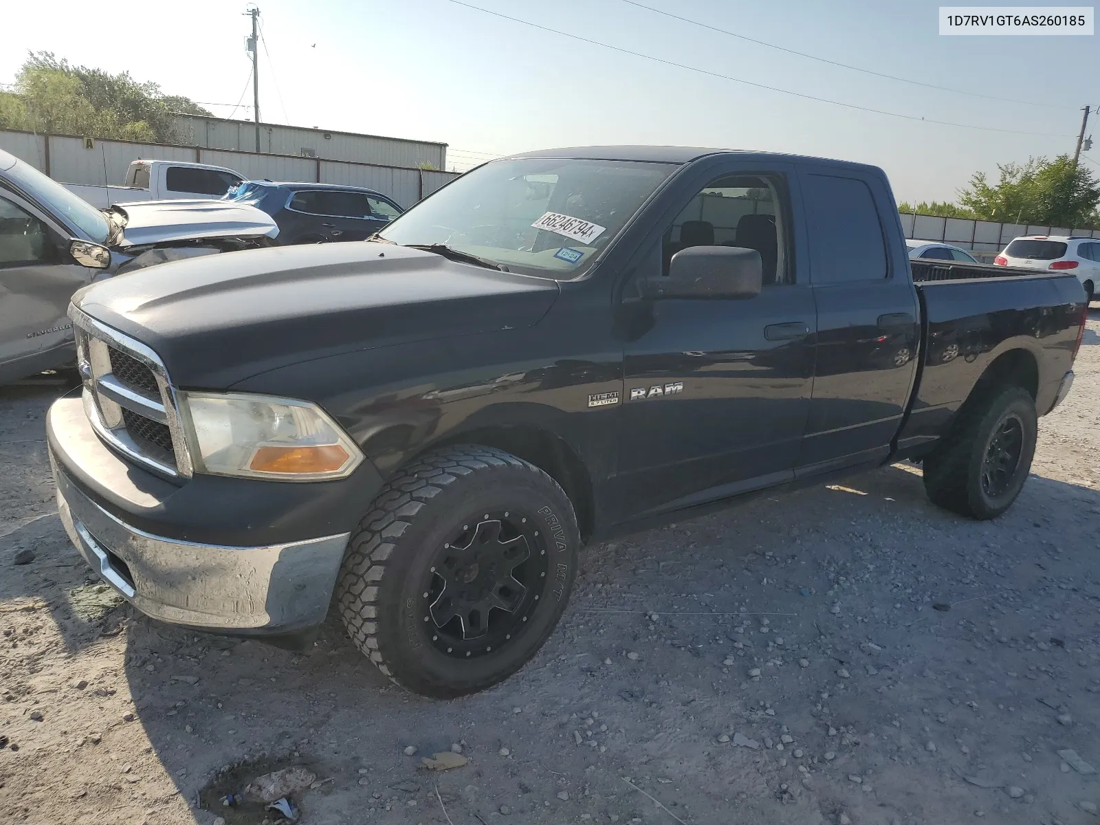 2010 Dodge Ram 1500 VIN: 1D7RV1GT6AS260185 Lot: 66246794