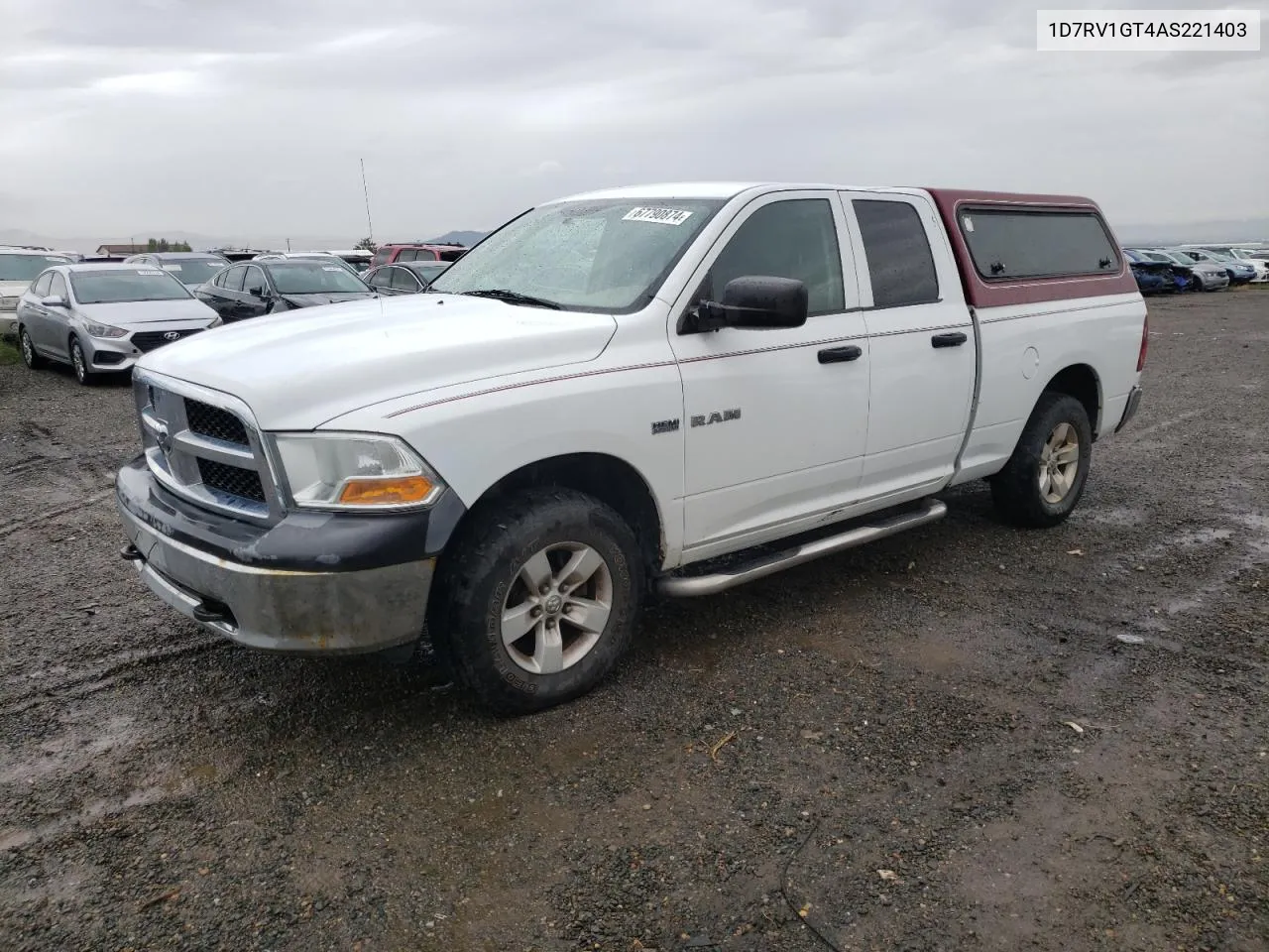 2010 Dodge Ram 1500 VIN: 1D7RV1GT4AS221403 Lot: 67790874