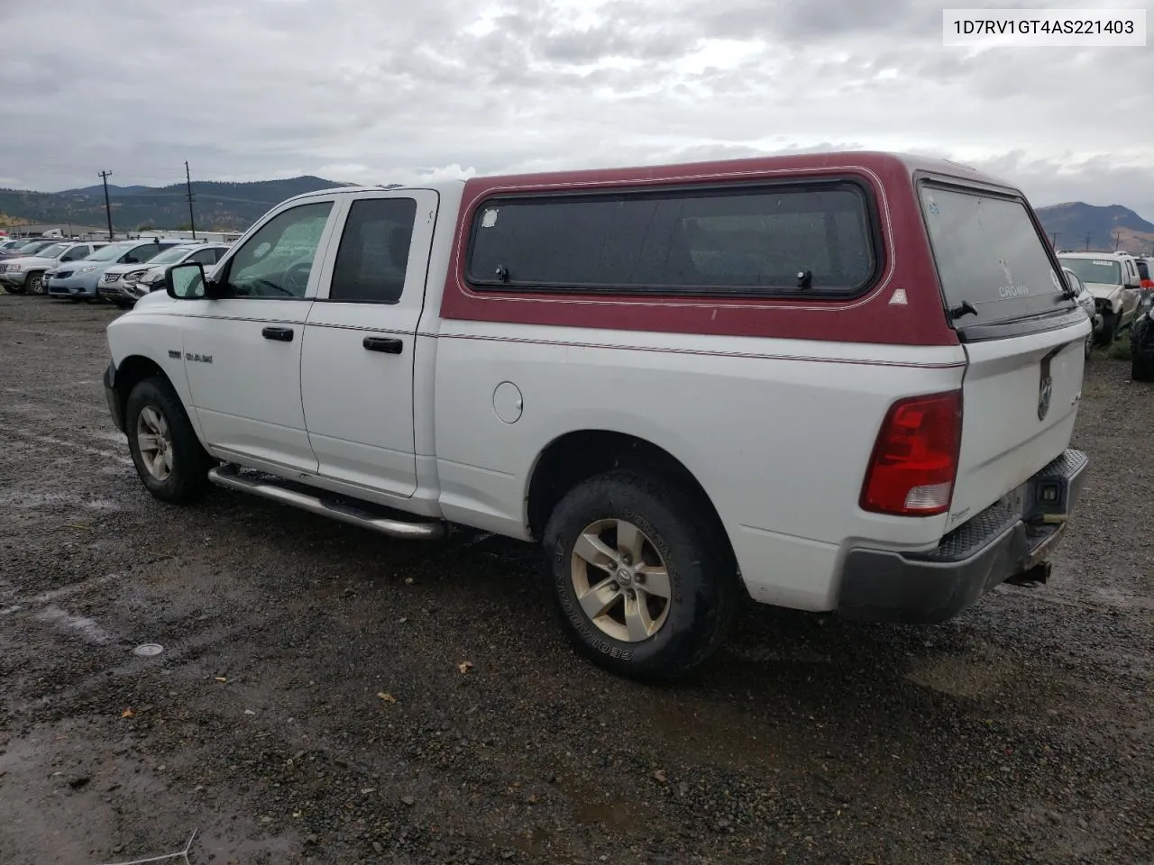 2010 Dodge Ram 1500 VIN: 1D7RV1GT4AS221403 Lot: 67790874