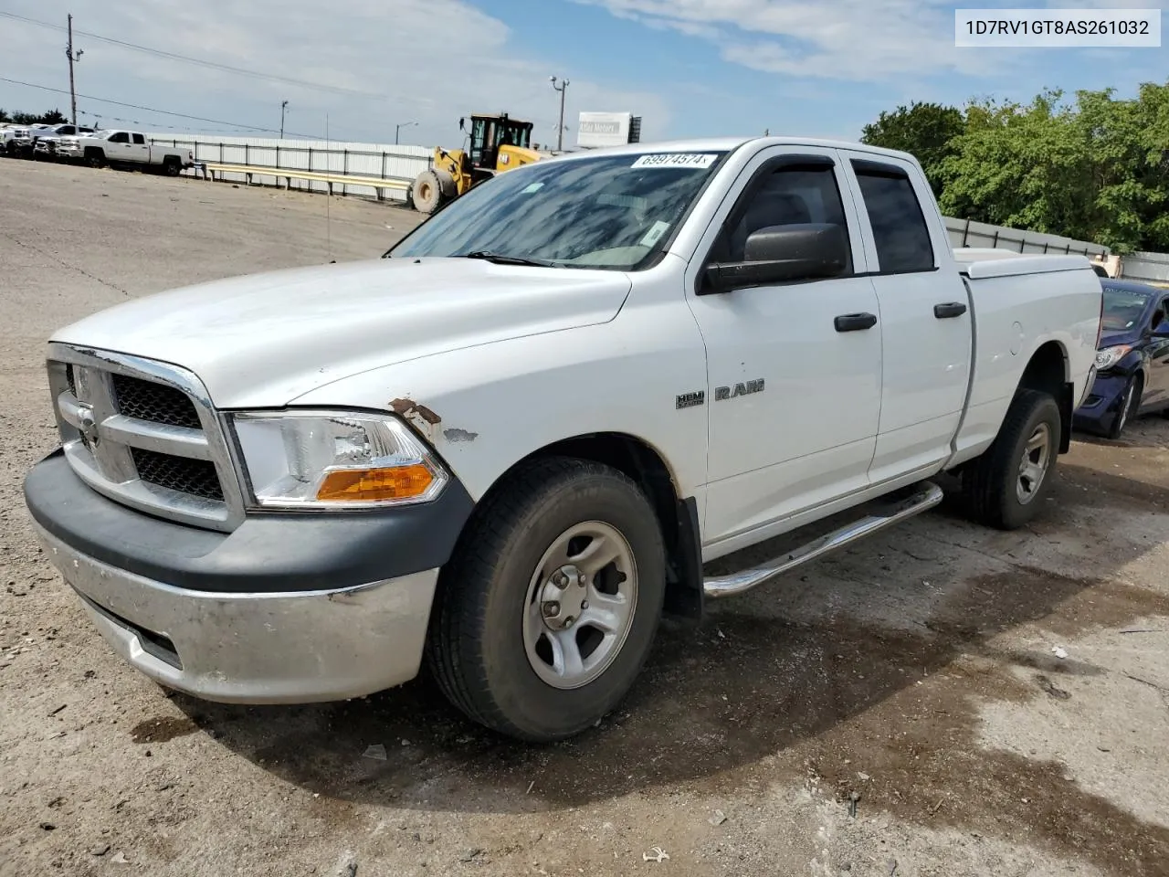 1D7RV1GT8AS261032 2010 Dodge Ram 1500