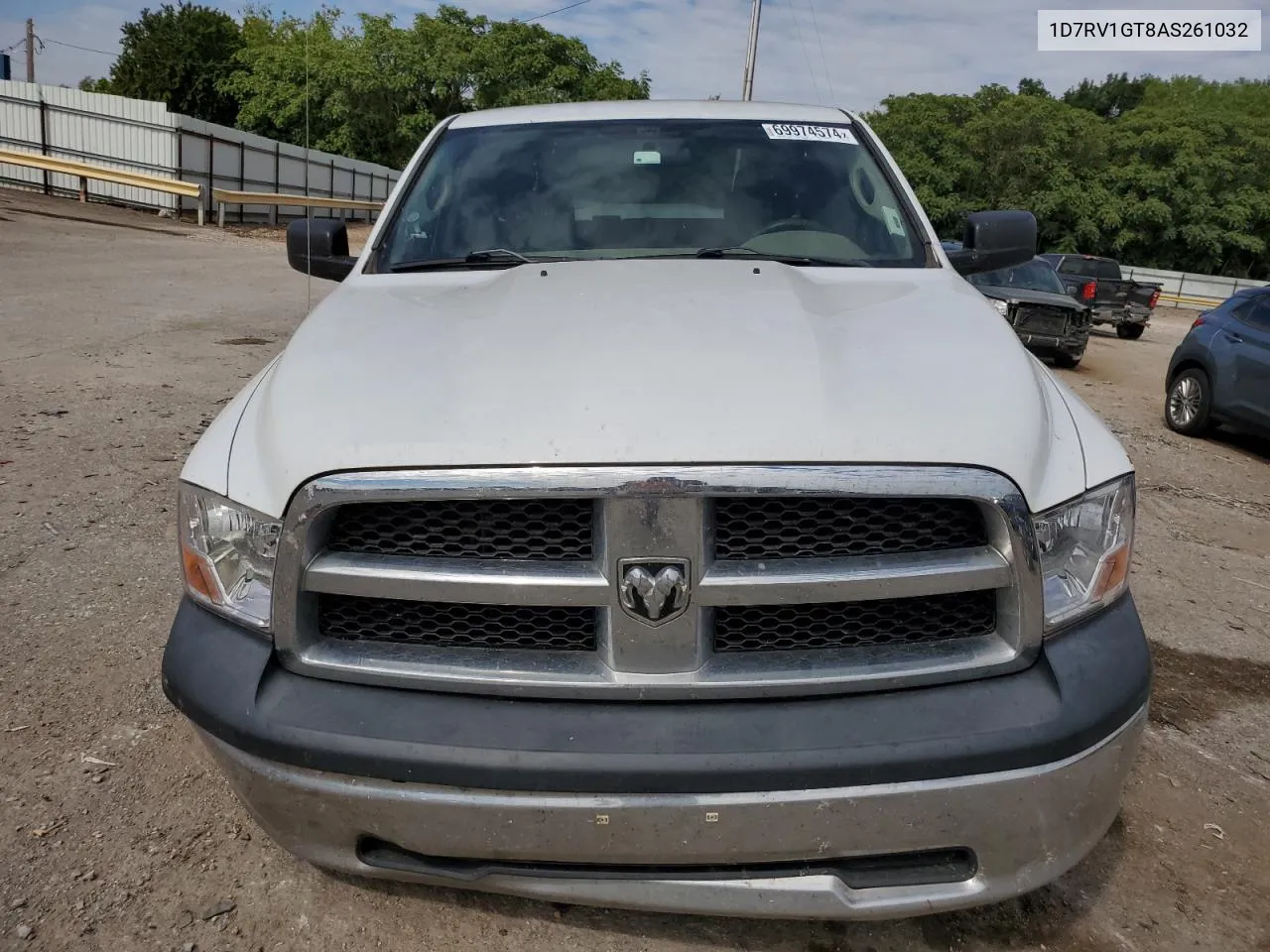 2010 Dodge Ram 1500 VIN: 1D7RV1GT8AS261032 Lot: 69974574