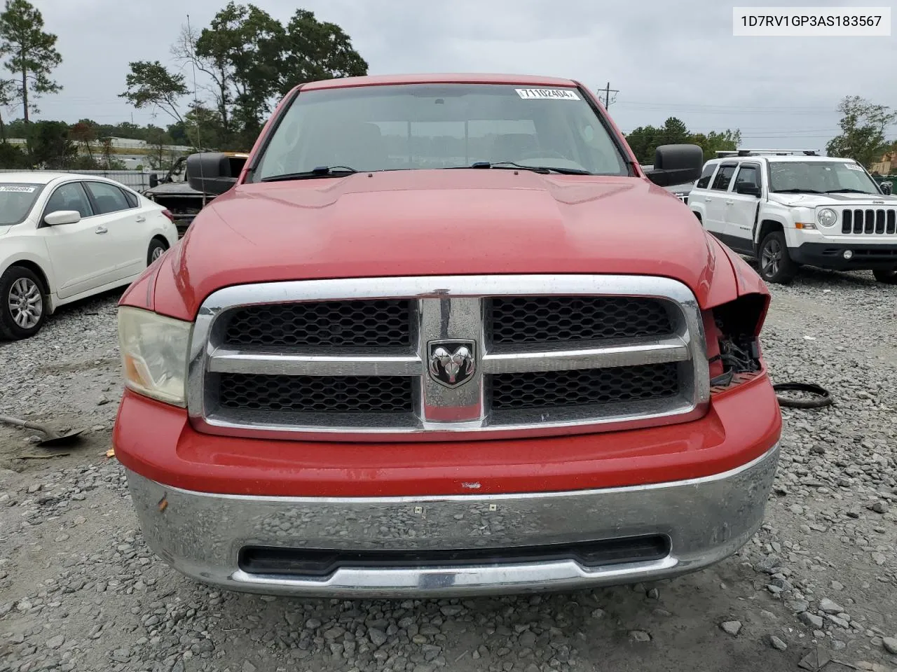 2010 Dodge Ram 1500 VIN: 1D7RV1GP3AS183567 Lot: 71102404