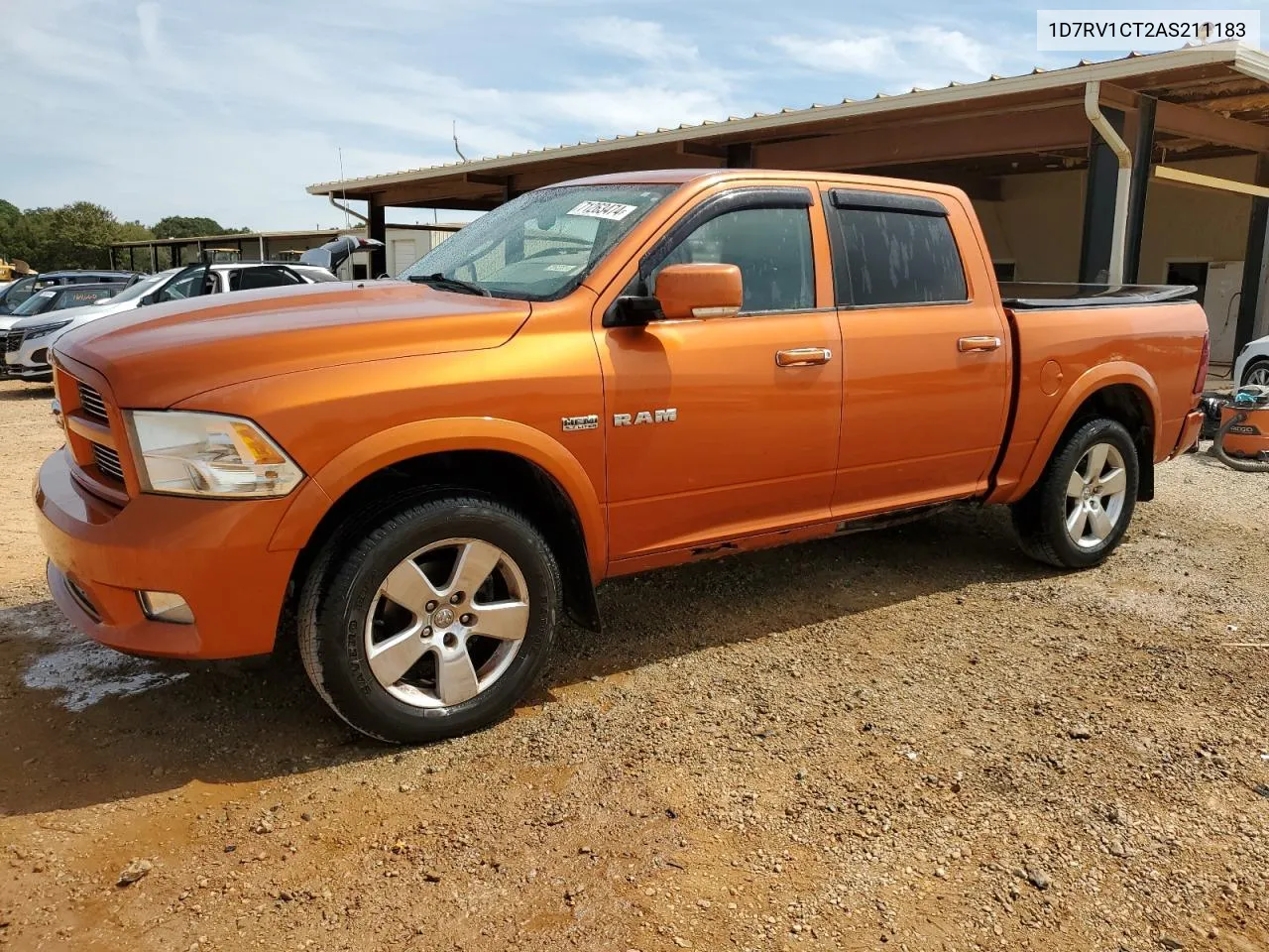 2010 Dodge Ram 1500 VIN: 1D7RV1CT2AS211183 Lot: 71263474