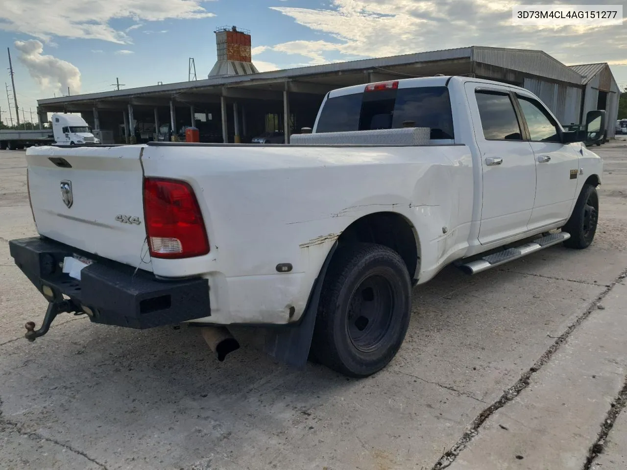 2010 Dodge Ram 3500 VIN: 3D73M4CL4AG151277 Lot: 71551874