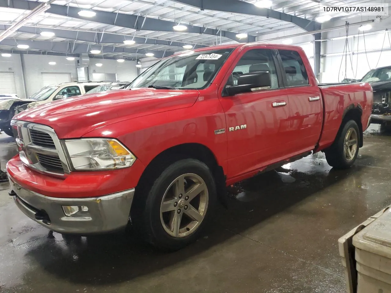 1D7RV1GT7AS148981 2010 Dodge Ram 1500