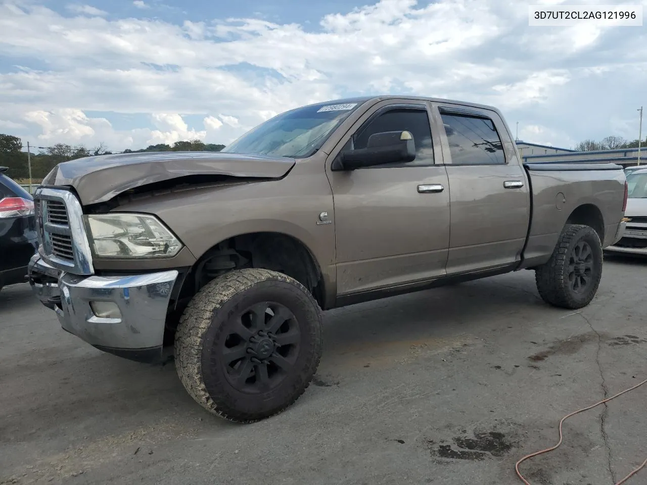 2010 Dodge Ram 2500 VIN: 3D7UT2CL2AG121996 Lot: 72980294