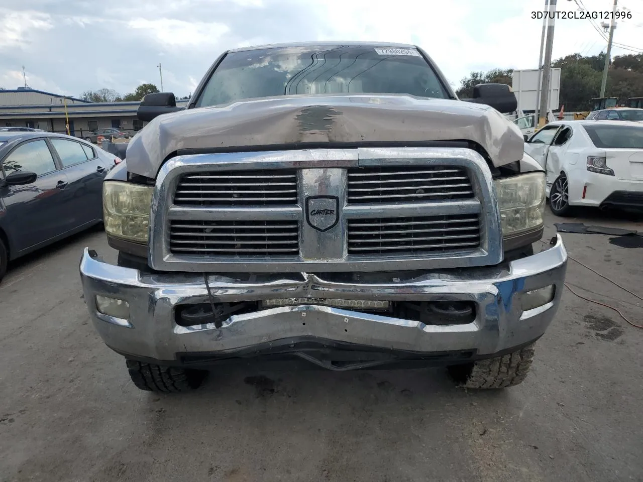 2010 Dodge Ram 2500 VIN: 3D7UT2CL2AG121996 Lot: 72980294