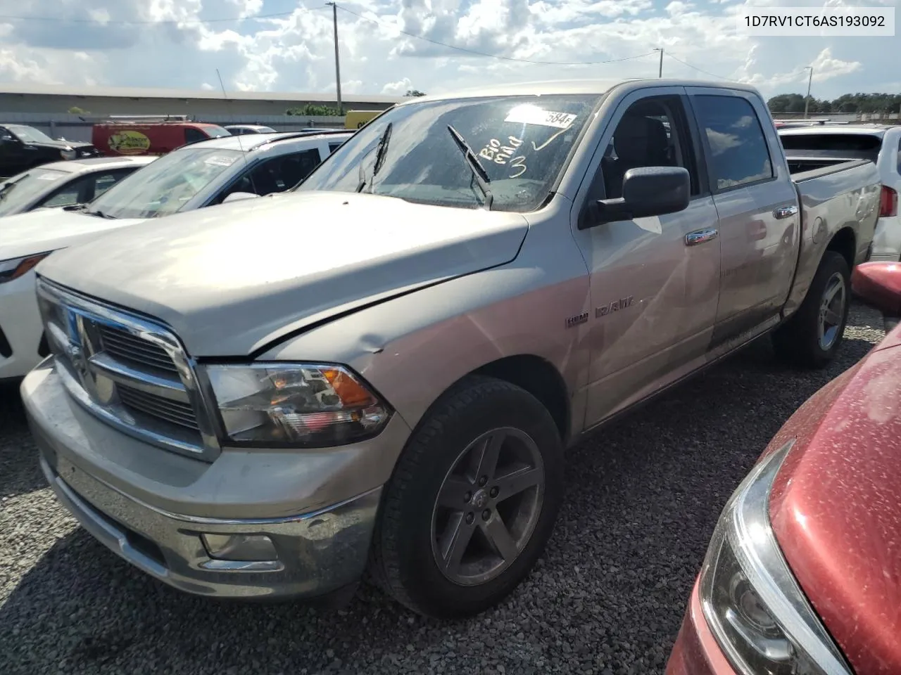 2010 Dodge Ram 1500 VIN: 1D7RV1CT6AS193092 Lot: 73792584