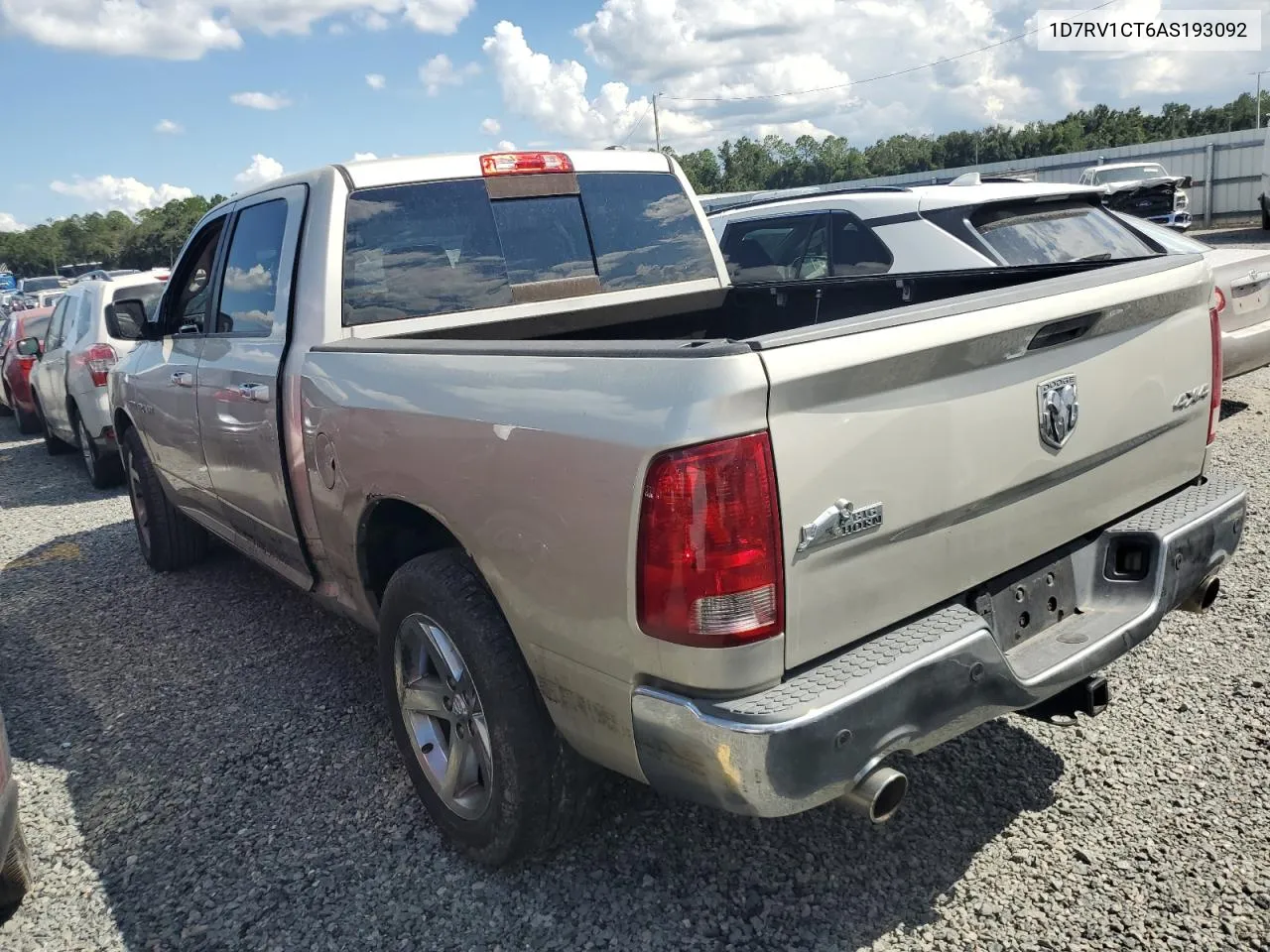 2010 Dodge Ram 1500 VIN: 1D7RV1CT6AS193092 Lot: 73792584