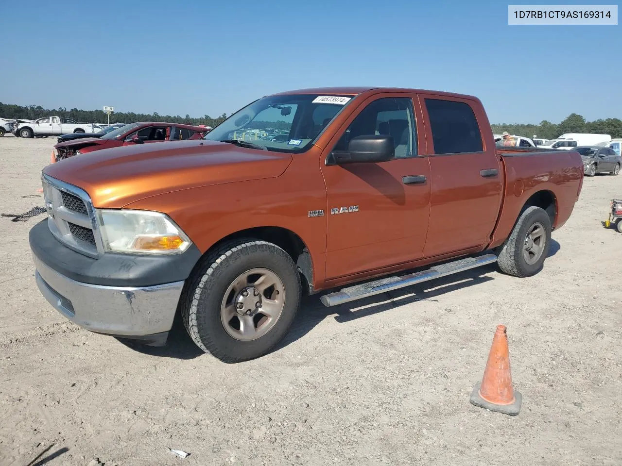 2010 Dodge Ram 1500 VIN: 1D7RB1CT9AS169314 Lot: 74573974